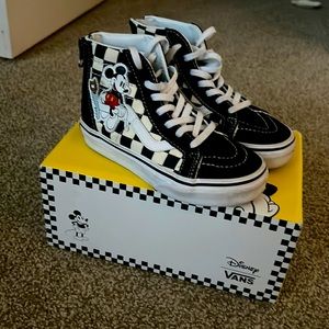 Kids Vans Mickey/Checkerboard (Disney)